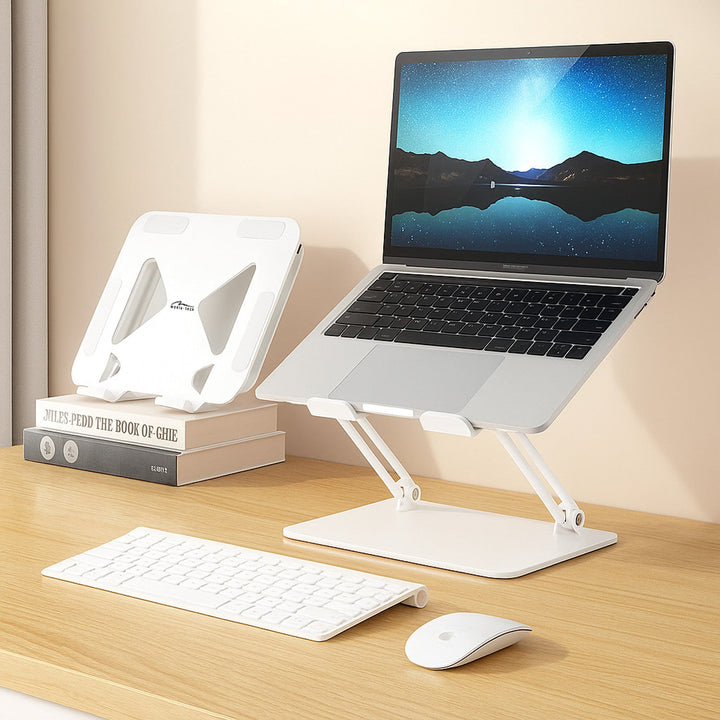 Регулируема, ергономична стойка за лаптопи с размер 10-17 инча LAPTOP STAND MT2661W, Mediatech