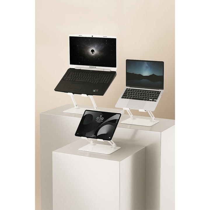 Регулируема, ергономична стойка за лаптопи с размер 10-17 инча LAPTOP STAND MT2661W, Mediatech