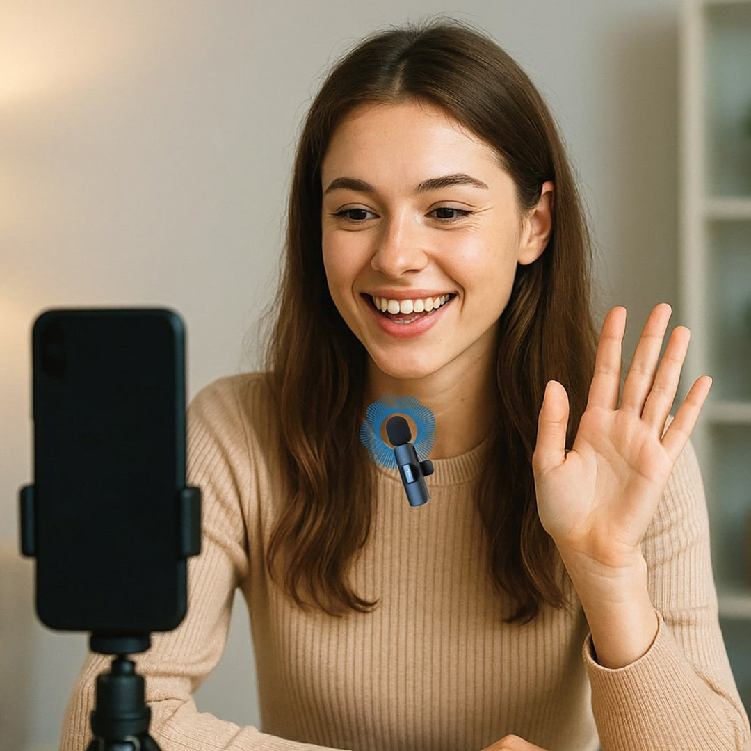MICRO-MIC DUO – 2x безжичен микрофон за ревера (комплект), с клипс, iOS & Android (OTG), мини, суперчувствителен. USB-C & LIGHTNING, Mediatech