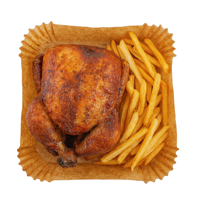Хартиени вложки за фритюрници, фритюрници с въздух, Adler, 16 cm, до 240°C, биоразградими, 500 броя, AD 6731