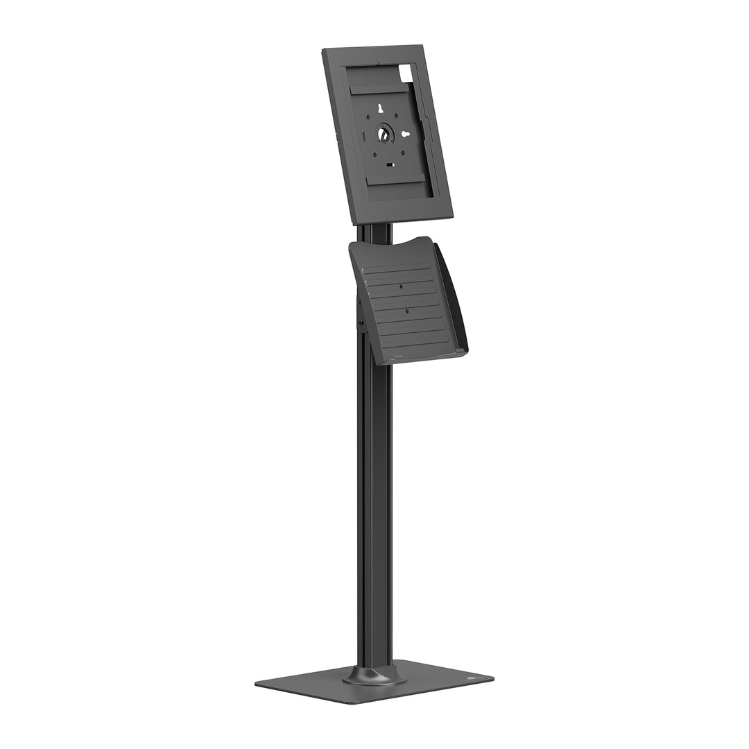 Рекламна стойка за таблет Maclean, със заключващ механизъм. 12,4"–13", iPad Air/Pro, Samsung Tab S10+/S9+/S8+/S7+, 257x350x22 мм, MC-924 B