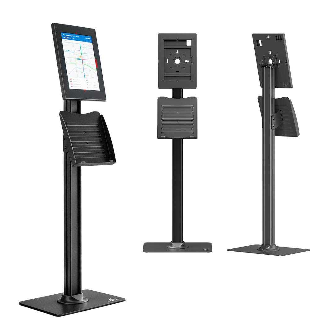 Рекламна стойка за таблет Maclean, със заключващ механизъм, 10,9"-11", iPad Air/Pro, Samsung Tab A&S Series, 220x323x22 мм, MC-960 B
