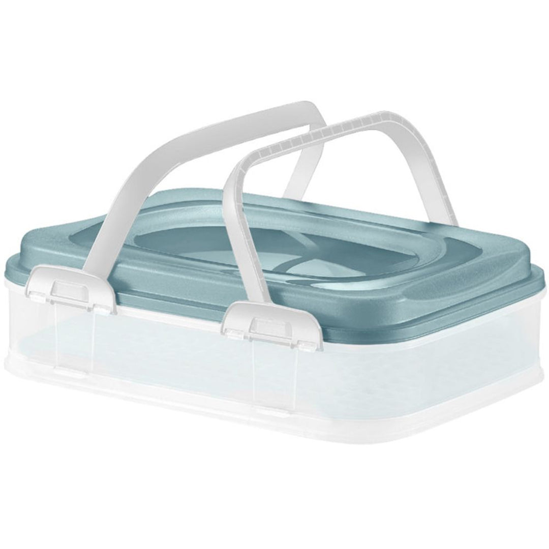 Контейнер за храна Dolce 39x28,5 см, светлозелен, DOMOTTI