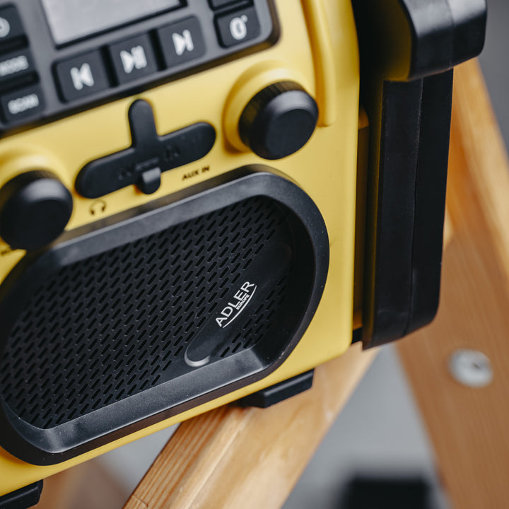 Радио Adler за строителни обекти, Bluetooth 5.1, IPX 54, мощност 10 W, AD 1911