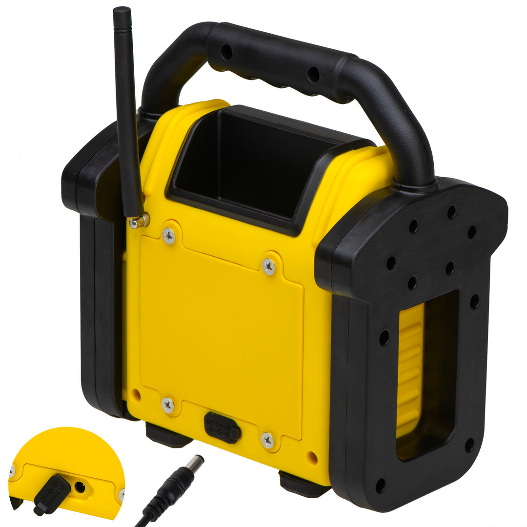Радио Adler за строителни обекти, Bluetooth 5.1, IPX 54, мощност 10 W, AD 1911