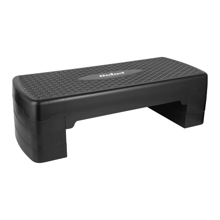 Rebel Active аеробика и фитнес степ, 3 стъпки, 68 см, черен, RBA-3227-BK