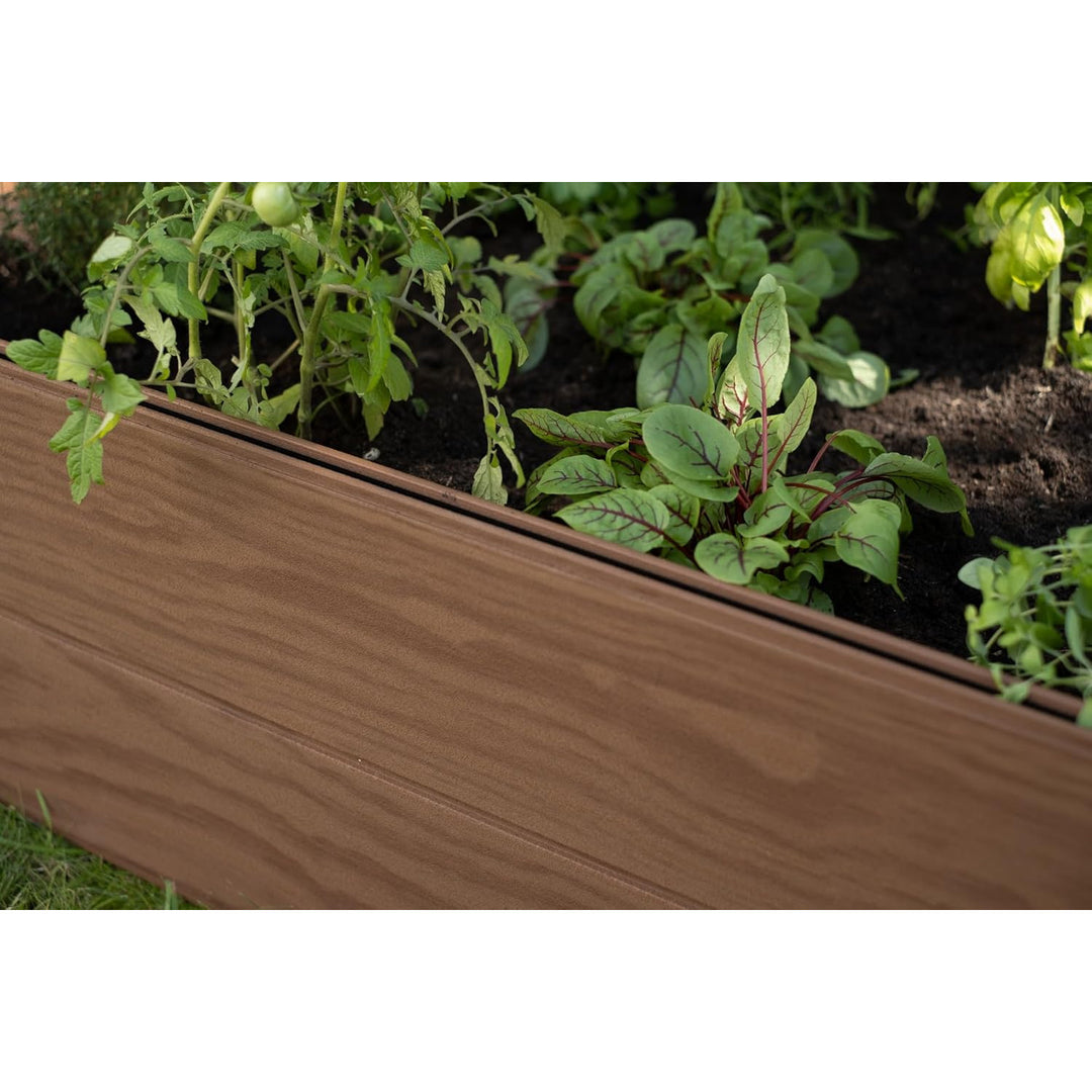 Keter Maple градинска ограда, пластмасова, кафява, размери 106x50x32, устойчива на атмосферни влияния, 249297