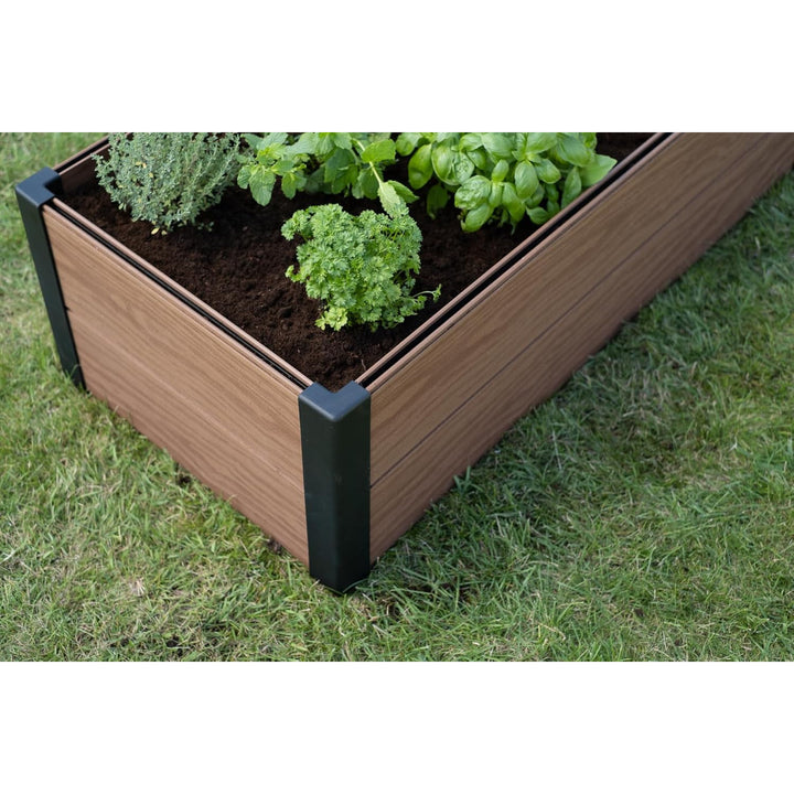 Keter Maple градинска ограда, пластмасова, кафява, размери 106x50x32, устойчива на атмосферни влияния, 249297