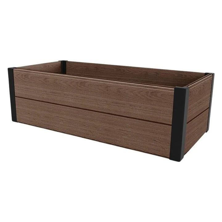 Keter Maple градинска ограда, пластмасова, кафява, размери 106x50x32, устойчива на атмосферни влияния, 249297