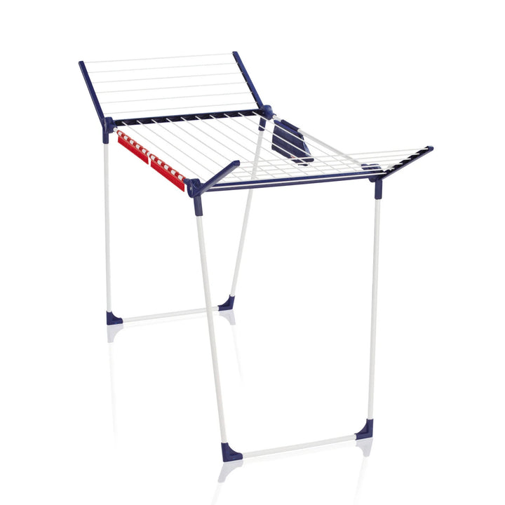Сушилня Leifheit Pegasus 180 Solid Plus, дължина на въжето 18 м, стабилни успоредни крака, устойчива на атмосферни влияния, 2 щипки за пране, 81510