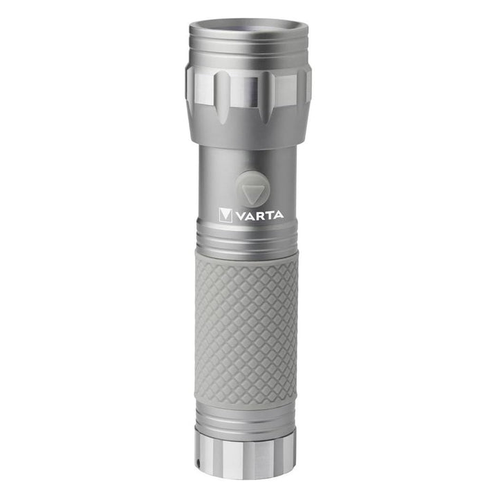 Ръчен UV LED фенер 15638 от алуминий, дължина на вълната на UV лъчите 395–400 nm, технология Multi LED + батерии Varta в комплекта