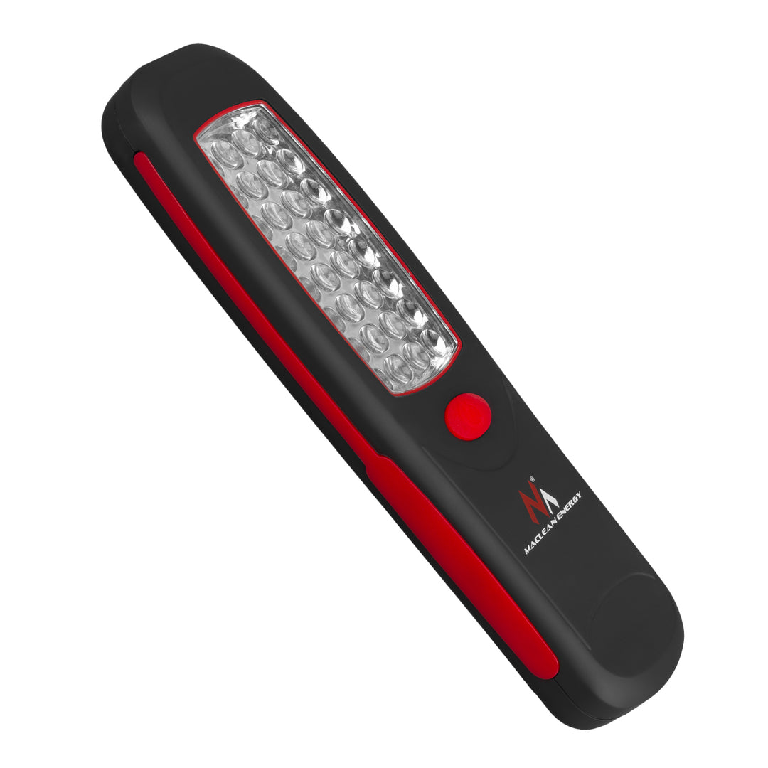 2 бр. работни лампи с 24 LED диода Maclean, магнит, кука, MCE03 + 6 бр. батерии R-06 R06 AA LR06 1,5 V VARTA Longlife Power