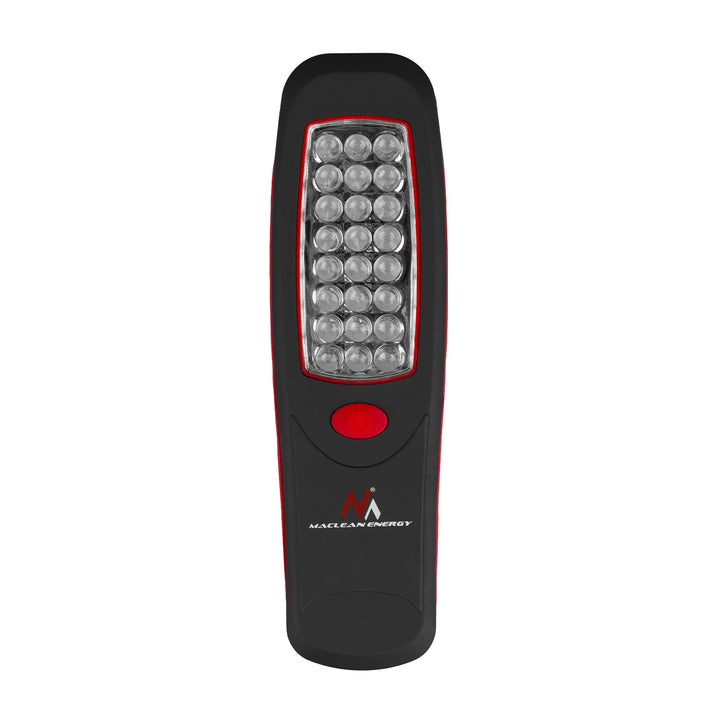 2 бр. работни лампи с 24 LED диода Maclean, магнит, кука, MCE03 + 6 бр. батерии R-06 R06 AA LR06 1,5 V VARTA Longlife Power