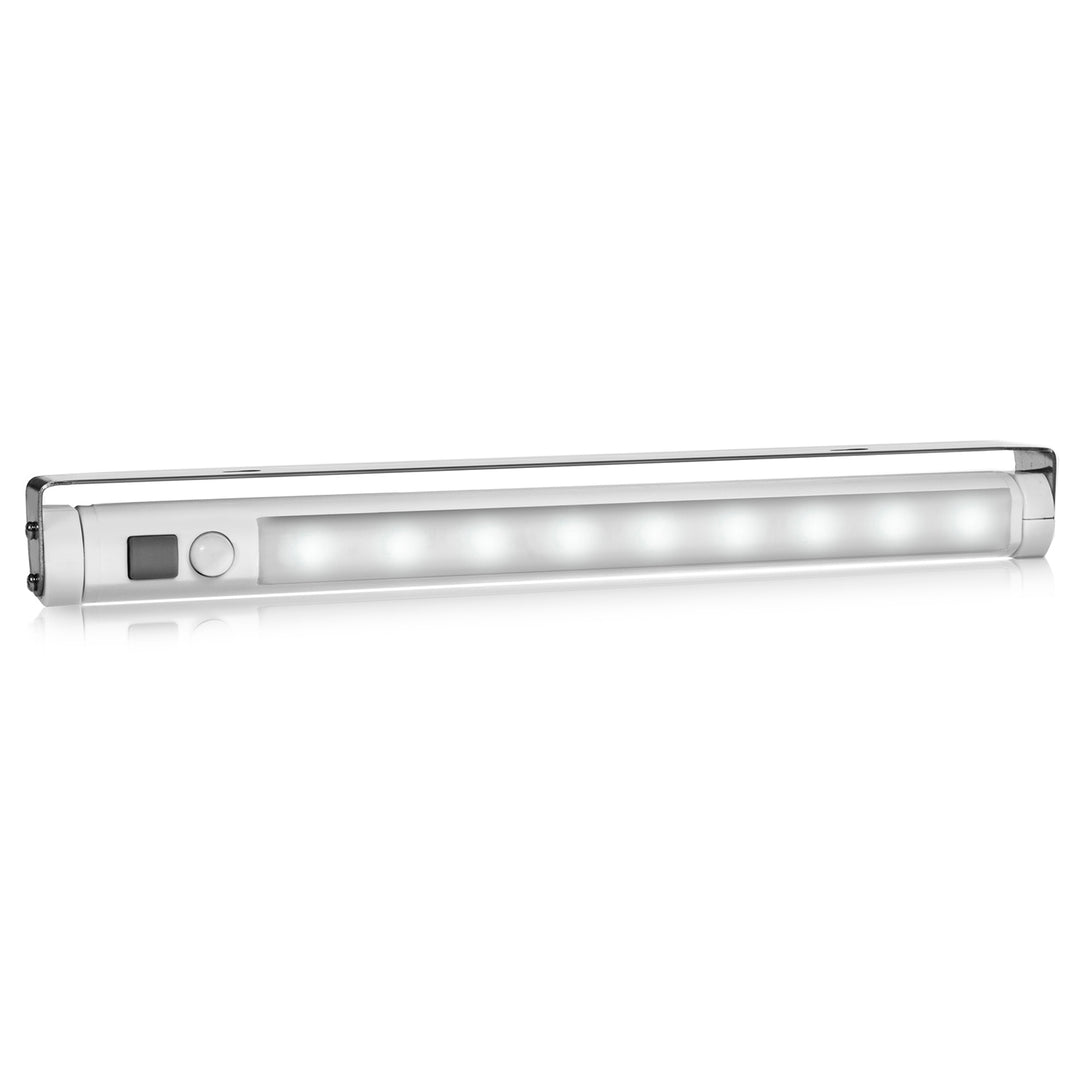 2 бр. LED лампа за кухня Maclean, за монтаж под шкаф, 9 SMD, на батерии, PIR сензор за включване/изключване, MCE166 + 6 бр. батерии R-06 R06 AA LR06 1,5 V VARTA Longlife Power