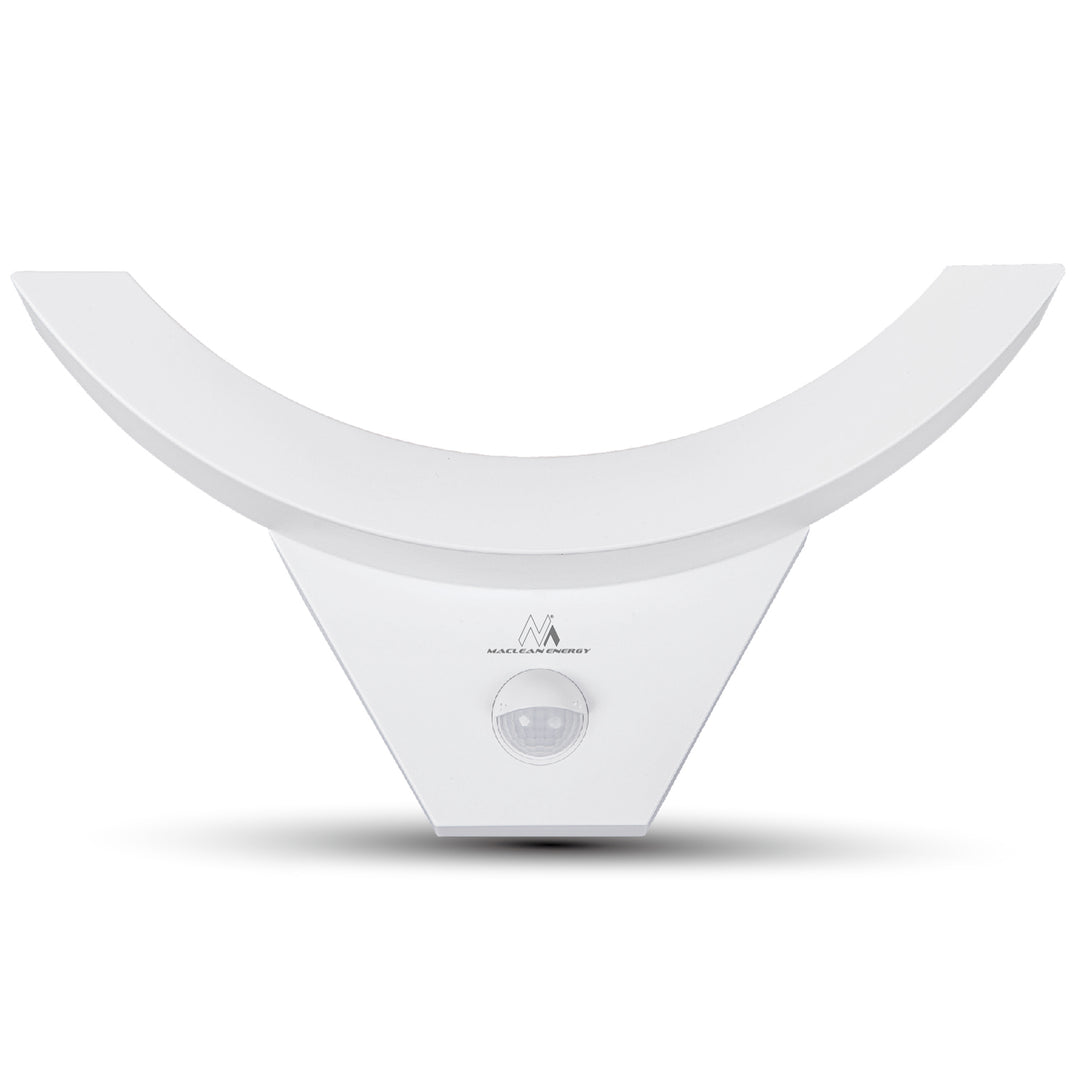 LED лампа с датчик за движение Maclean, PIR датчик, бял цвят, 10 W, IP54, 800 lm, MCE290 W, 2 броя