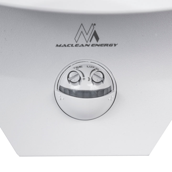 LED лампа с датчик за движение Maclean, PIR датчик, бял цвят, 10 W, IP54, 800 lm, MCE290 W, 2 броя