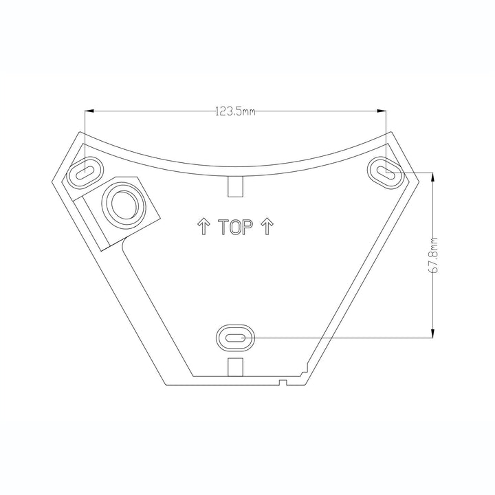 LED лампа с датчик за движение Maclean, PIR датчик, бял цвят, 10 W, IP54, 800 lm, MCE290 W, 2 броя
