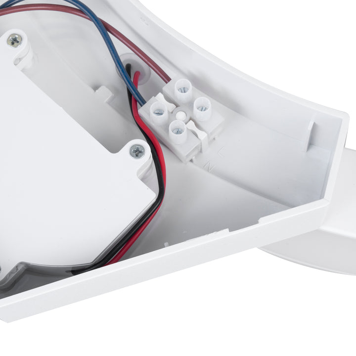 LED лампа с датчик за движение Maclean, PIR датчик, бял цвят, 10 W, IP54, 800 lm, MCE290 W, 4 броя