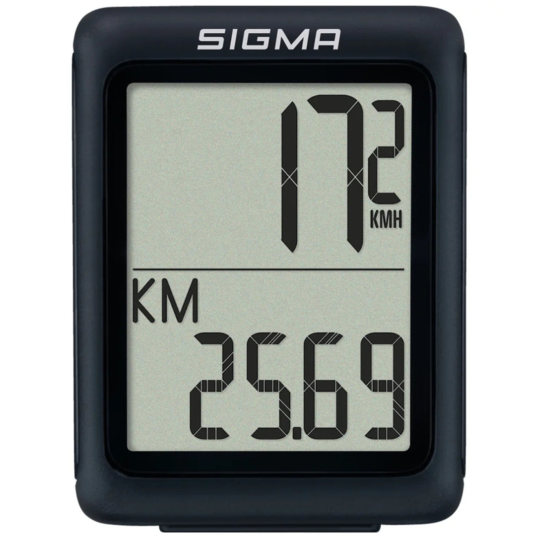 Велокомпютър Sigma BC 5.0 WR, водоустойчив, устойчив на атмосферни влияния, голям и четлив дисплей, 5 основни функции