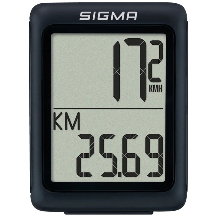 Велокомпютър Sigma BC 5.0 WR, водоустойчив, устойчив на атмосферни влияния, голям и четлив дисплей, 5 основни функции