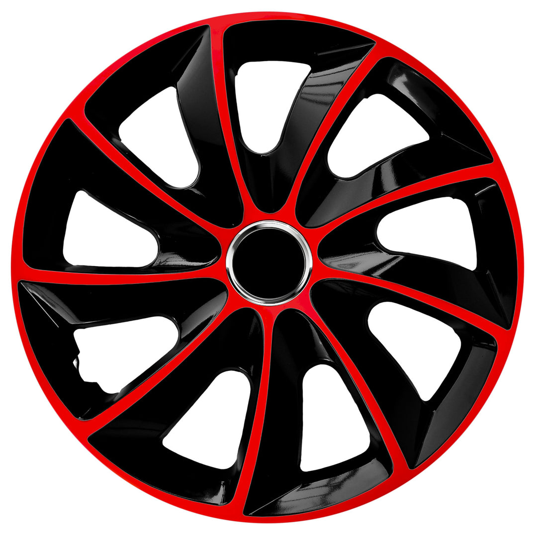 Универсален капак за джанта 17'' NRM Stig Extra, черно-червен, 1 брой