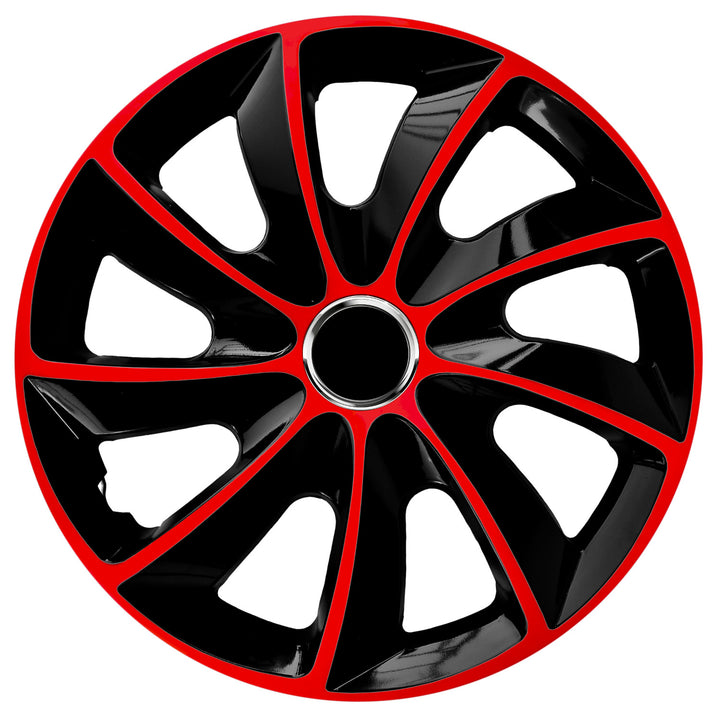 Универсален капак за джанта 17'' NRM Stig Extra, черно-червен, 1 брой