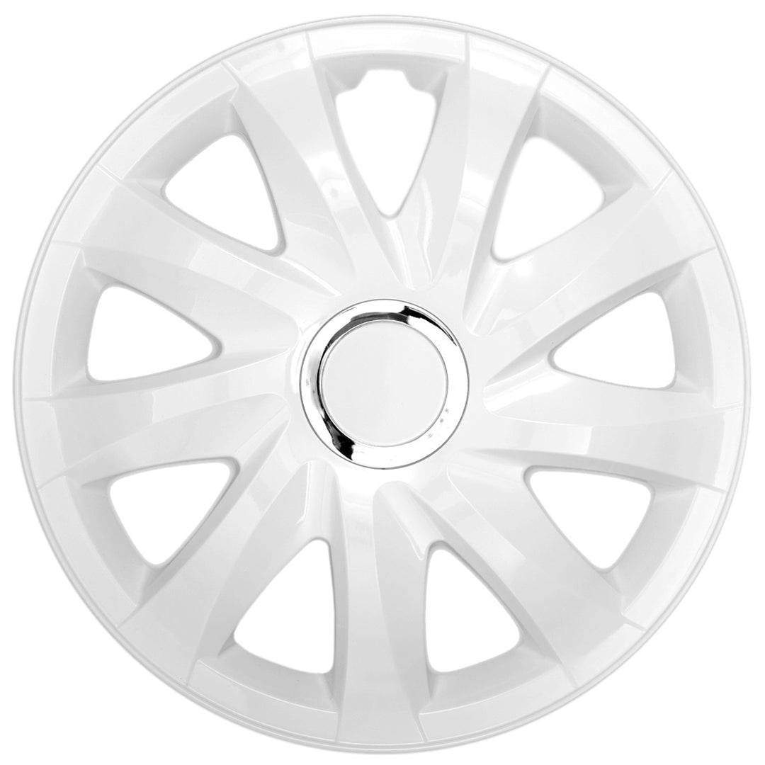 Универсална капачка 14'' NRM Drift, бял лак, 1 брой