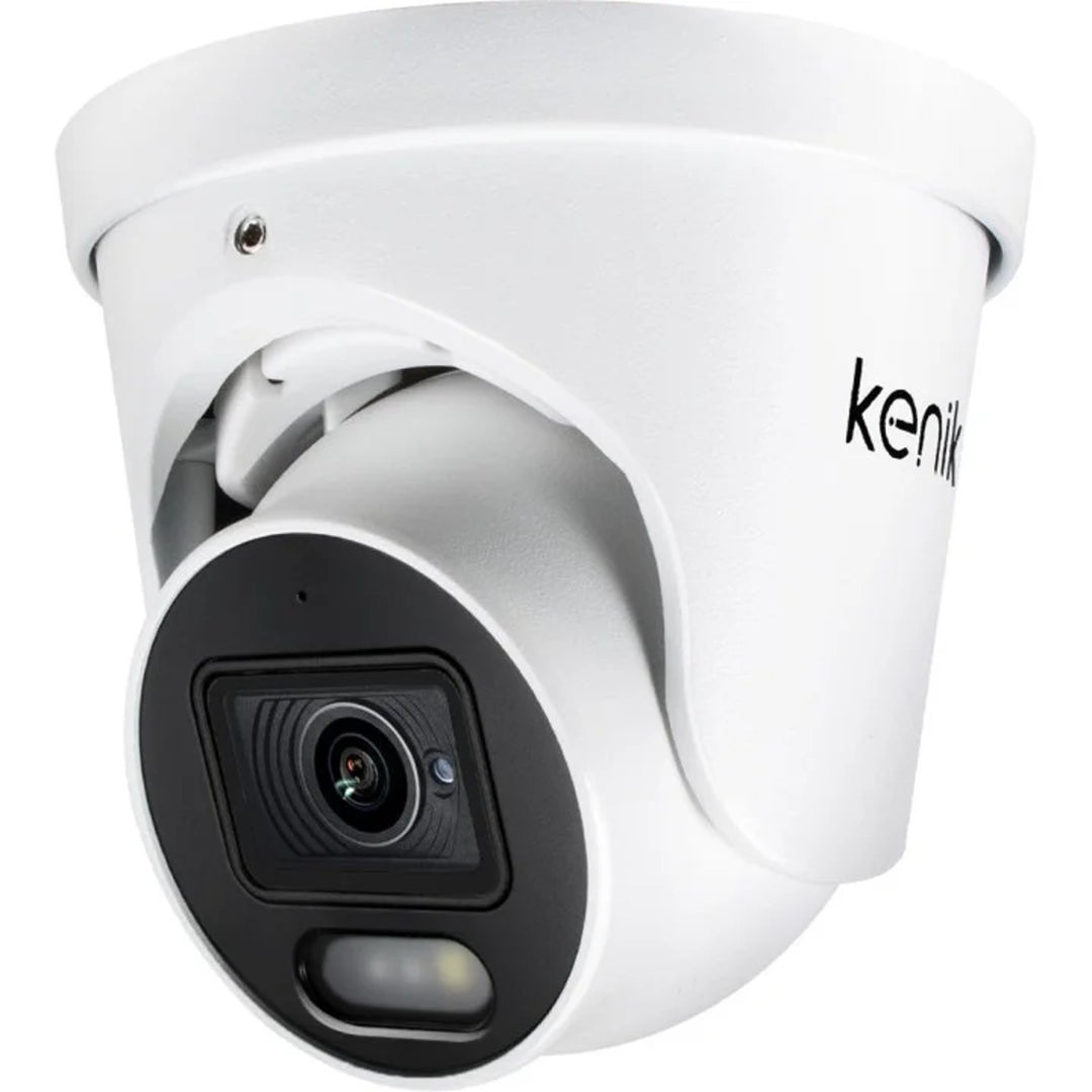 IP камера Kenik, резолюция 5 MP при 20 кадъра в секунда, интелигентен анализ на изображението, Smart IR прожектор, вграден микрофон, куполна кутия, KG-530DPA-L-G