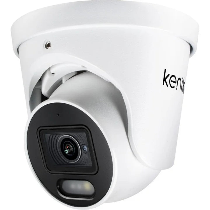 IP камера Kenik, резолюция 5 MP при 20 кадъра в секунда, интелигентен анализ на изображението, Smart IR прожектор, вграден микрофон, куполна кутия, KG-530DPA-L-G