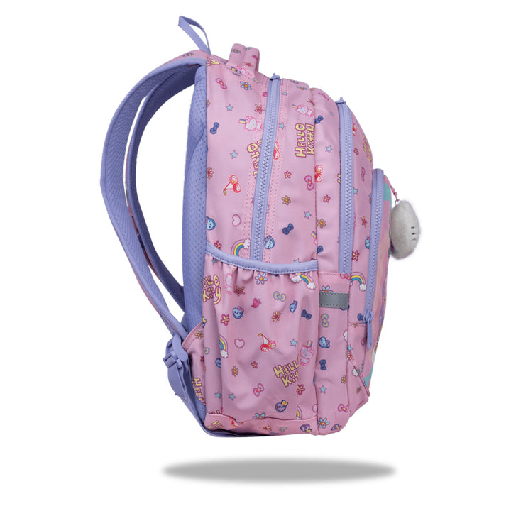 Училищен раница Hello Kitty Coolpack, размер Primo Pro (16"), анатомично оформена гръбна част и подплатени презрамки, 2 основни отделения и джоб за лаптоп, подсилено дъно, F162025