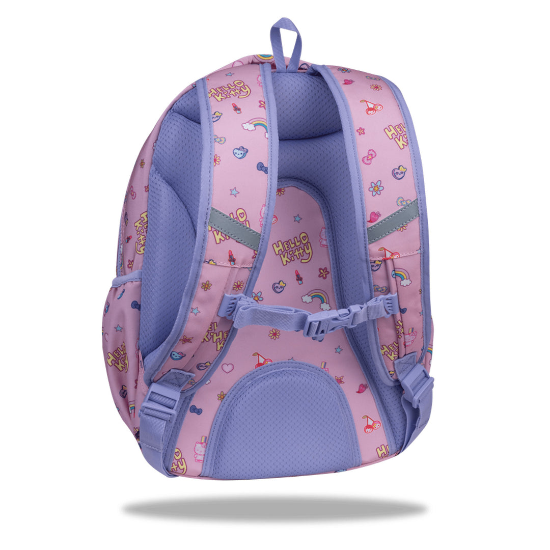 Училищен раница Hello Kitty Coolpack, размер Primo Pro (16"), анатомично оформена гръбна част и подплатени презрамки, 2 основни отделения и джоб за лаптоп, подсилено дъно, F162025
