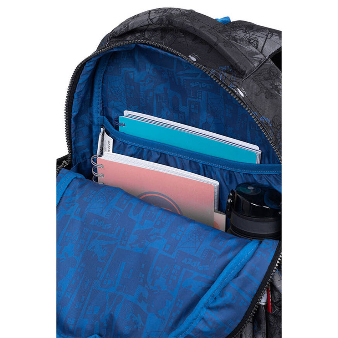 Училищен раница Spiderman Coolpack, размер Jerry (15"), анатомично оформена гръбна част, 3 просторни отделения, подсилено дъно, F029777