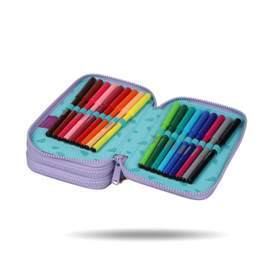 Училищен комплект Stitch Coolpack, раница с 2 отделения Jerry (15"), пенал Jumper 3 и спортна чанта за обувки