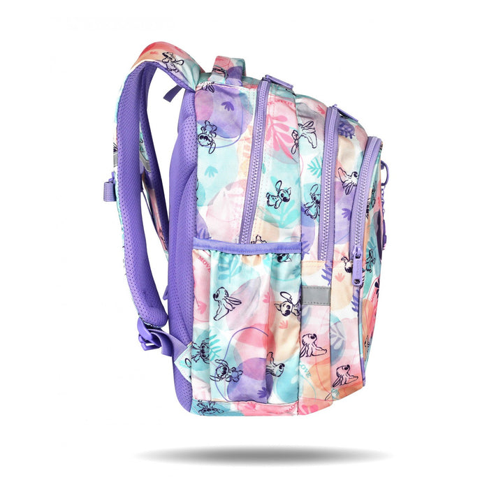 Училищен комплект Stitch Coolpack, раница с 2 отделения Jerry (15"), пенал Jumper 3 и спортна чанта за обувки