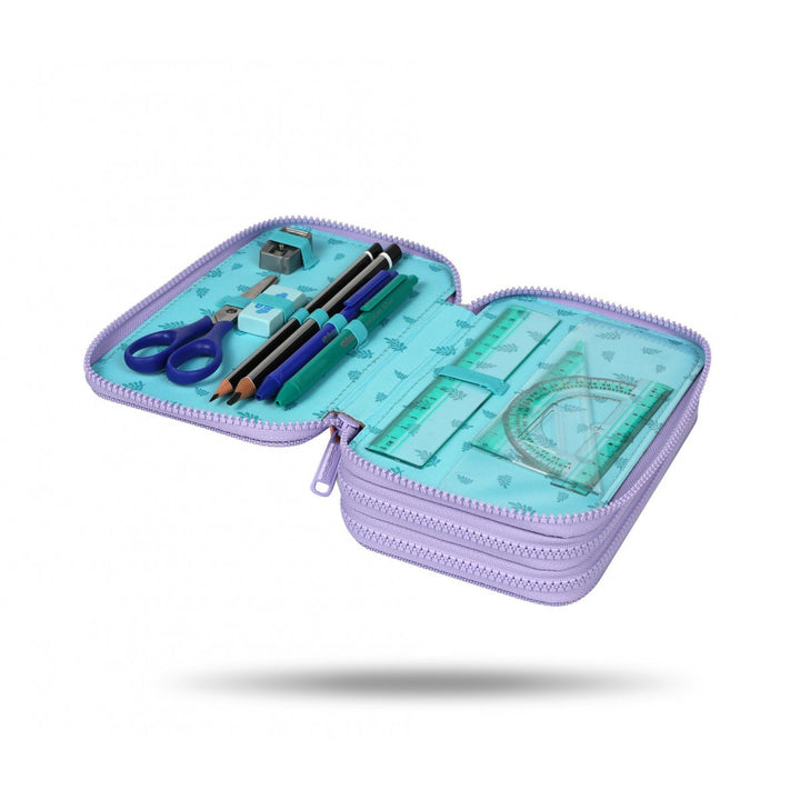 Училищен комплект Stitch Coolpack, раница с 2 отделения Jerry (15"), пенал Jumper 3 и спортна чанта за обувки