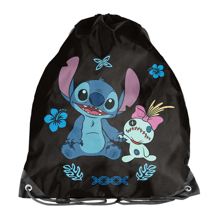 Училищен комплект Stitch Paso, раница с три отделения, отделение за лаптоп и подсилено дъно, пенал с ластици за прибори, торба за обувки, която може да се закрепи на гърба, DS26MM