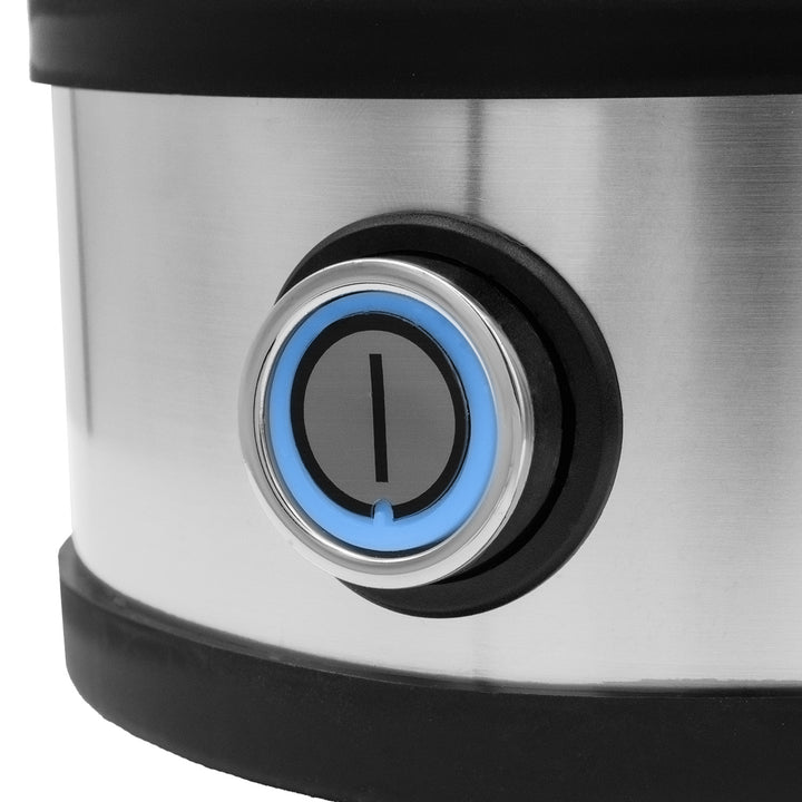 Яйцеварка от неръждаема стомана GreenBlue, мощност 200 W, за до 7 яйца, мерителна чаша, 220–240 V~, 50/60 Hz, GB357