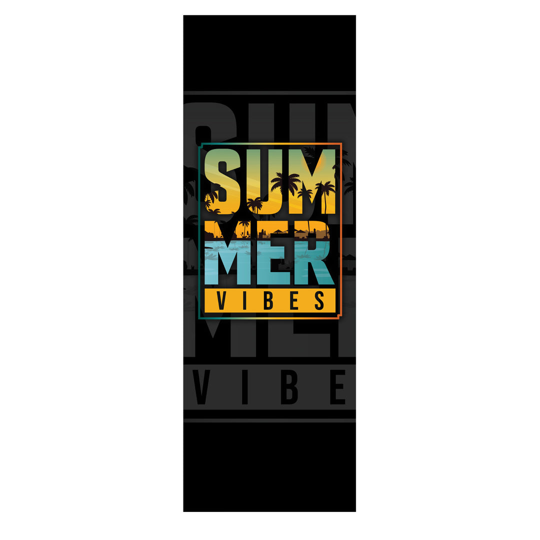 Класически шезлонг от бук GreenBlue GB183 с принт „Summer Vibes“