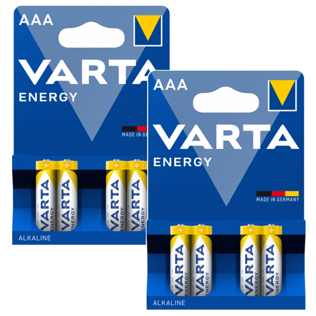 8 бр. батерии R-03 LR03 AAA 1,5 V Value Pack 4103 Varta Energy