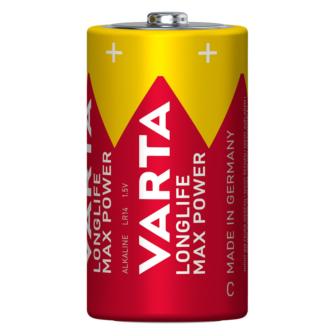 4 бр. алкални батерии R-14 R14 C 1,5 V Varta Longlife Max Power