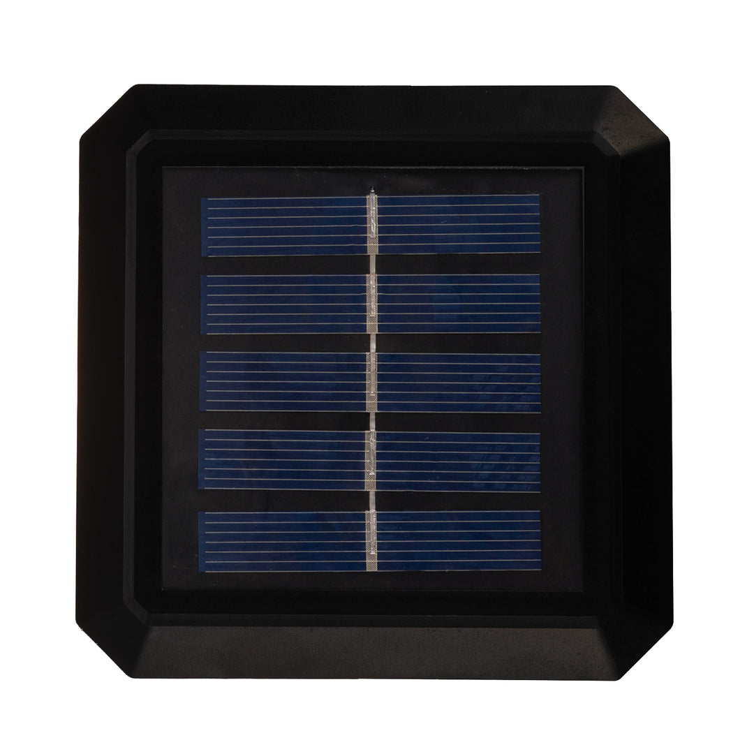 Слънчева LED лампа за стълб GreenBlue, 100x100 мм, капак тип „плик“, 3200 K, GB128 WW, 2 броя