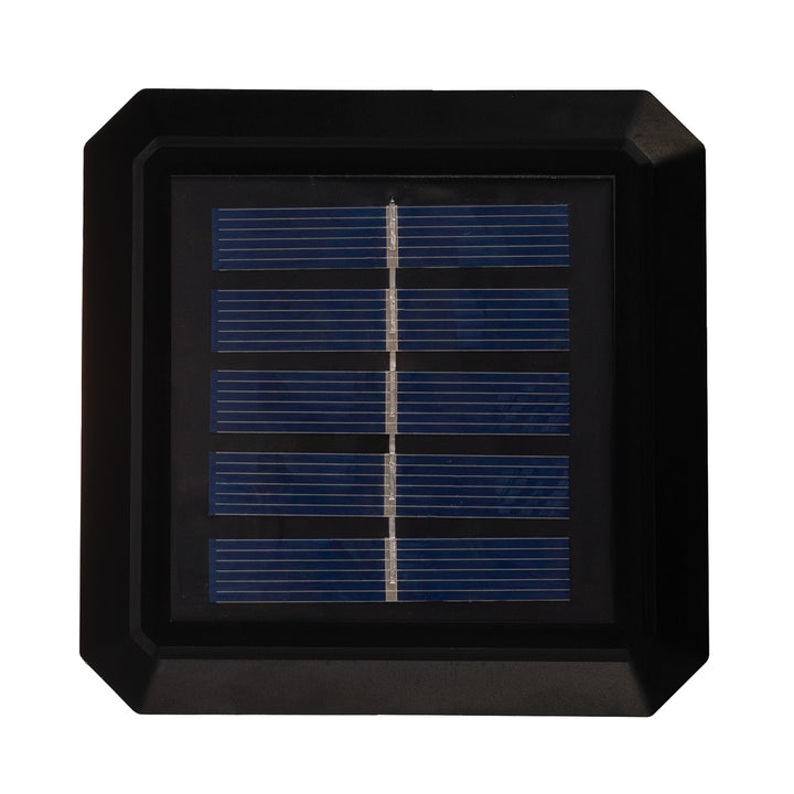 Слънчева LED лампа за стълб GreenBlue, 100x100 мм, конусовиден капак, 3200 K, GB128 WW, 4 броя