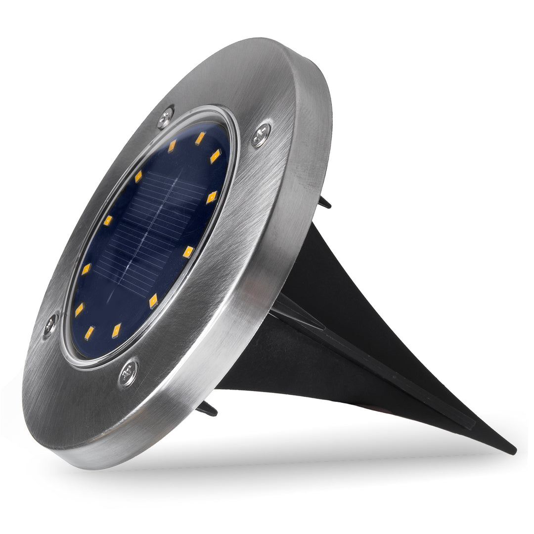 Слънчева LED лампа за градина с датчик за движение Maclean IP44, 12 SMD LED, 4000K, Ni-MH 600 mAh, 0,7 W, MCE318, 4 броя