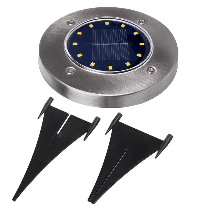 Слънчева LED лампа за градина с датчик за движение Maclean IP44, 12 SMD LED, 4000K, Ni-MH 600 mAh, 0,7 W, MCE318, 4 броя