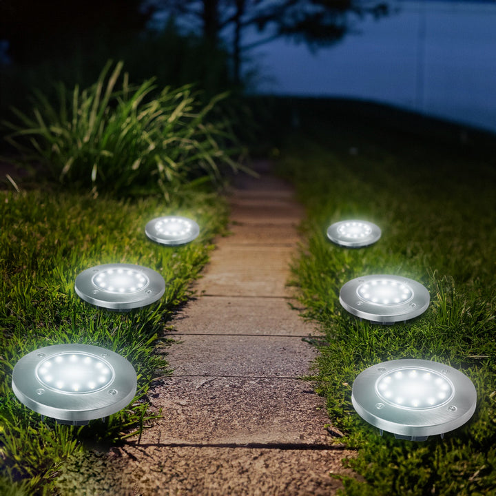 Слънчева LED лампа за градина с датчик за движение Maclean IP44, 12 SMD LED, 4000K, Ni-MH 600 mAh, 0,7 W, MCE318, 4 броя