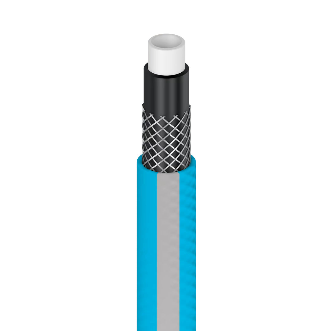 Количка за маркуч Cellfast Aluplus 1/2" 60 м + градински маркуч Cellfast IDEAL 1/2" 20 м + комплект с прав разпръсквач Cellfast Basic 1/2"