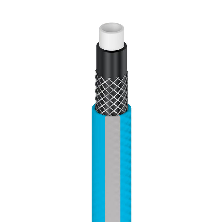 Количка за маркуч Cellfast Aluplus 1/2" 60 м + градински маркуч Cellfast IDEAL 1/2" 30 м + комплект с прав разпръсквач Cellfast Basic 1/2"