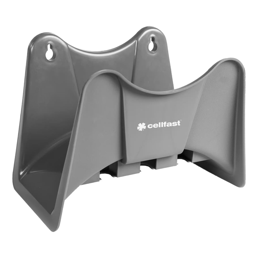 Градински маркуч Cellfast Hobby ATS2 1/2" 25 м + закачалка за маркуч Cellfast (сива) + комплект с прав разпръсквач Cellfast Basic 1/2"