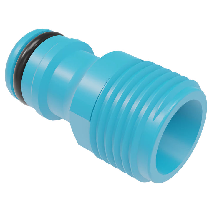 Градински маркуч Economic 1/2" 50 м + количка, съединител с вътрешна резба 3/4", съединител с външна резба 1/2", бързосъединител с преход и стоп 1/2" + 8-функционален пистолетен разпръсквач Cellfast Mix Ideal