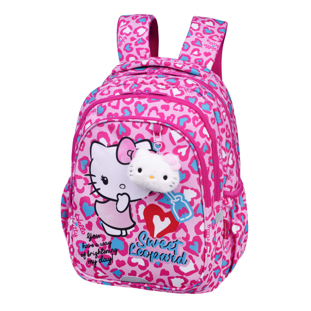 Училищен комплект „Hello Kitty Coolpack“, раница „Jerry“ с 3 отделения (15"), пенал „Jumper 3“ с принадлежности и спортна чанта за обувки